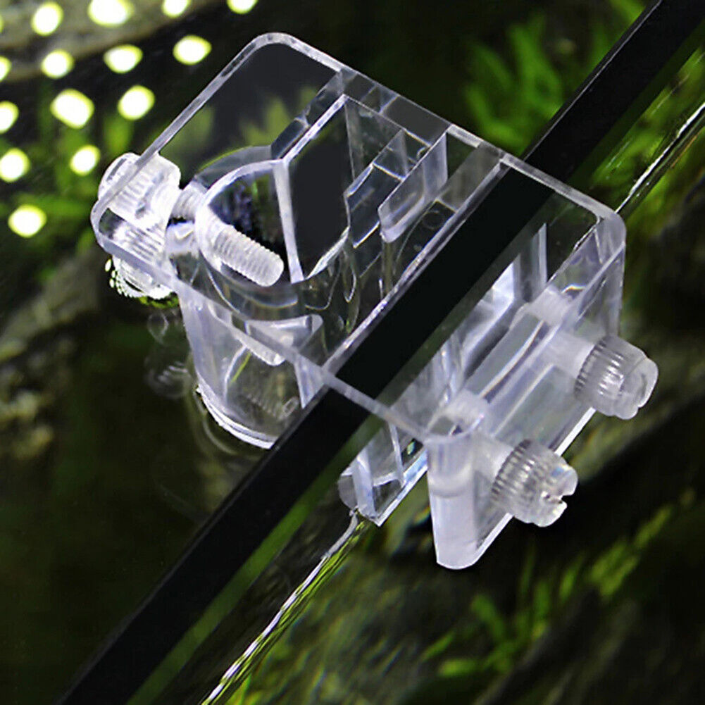 AQUARIUM ACRYLIC PIPE TUBE HOLDER, FISH TANK, UPTO 20mm PIPE