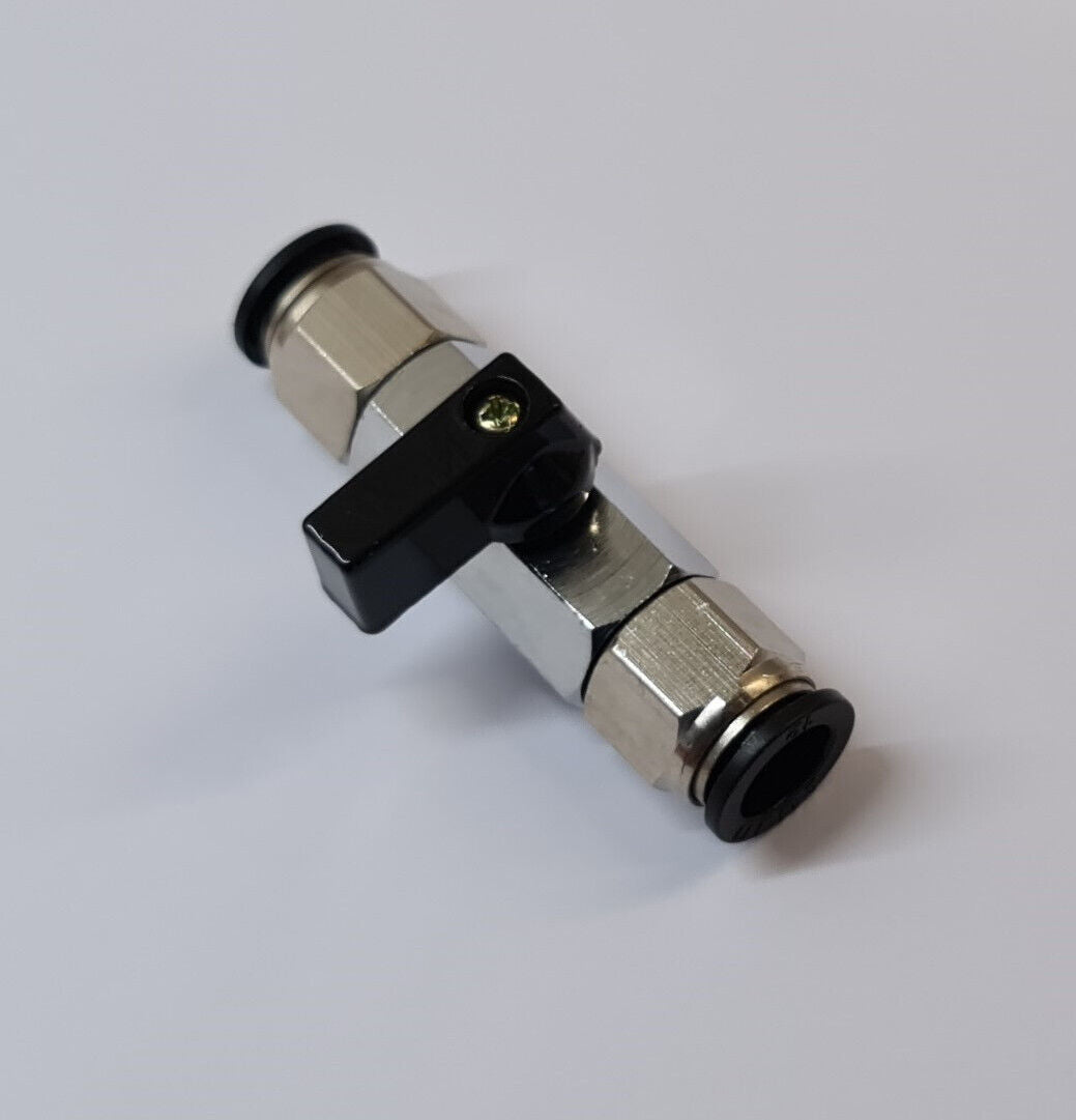 EVOLUTION AQUA 3/8" MINI BALL VALVE, BSP, 12mm PUSH FIT CONNECTOR