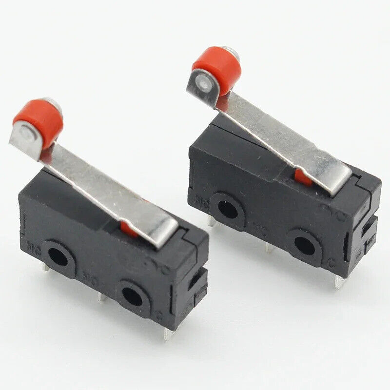 10 x MINI MICRO LIMIT SWITCH ROLLER LEVER ARM SPDT SNAP ACTION