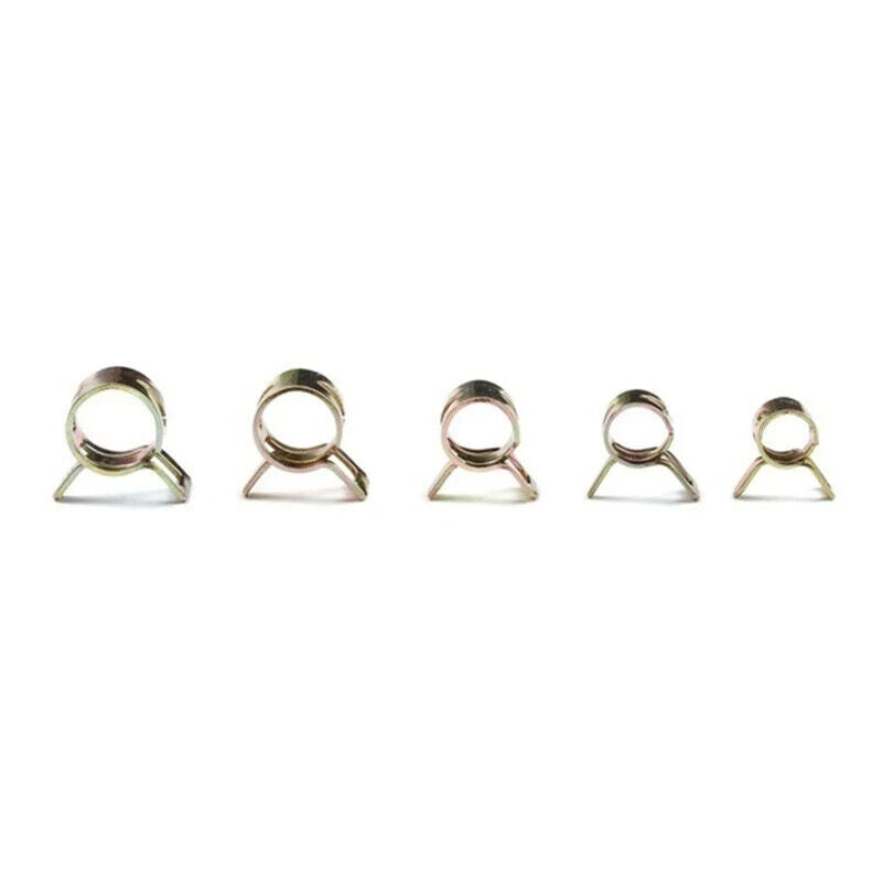 75 x ZINC PLATED SPRING HOSE CLAMPS 6 7 8 9 10mm