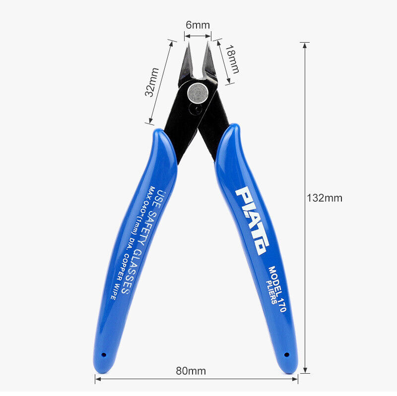 130mm DIAGONAL PLIERS, WIRE CUTTER