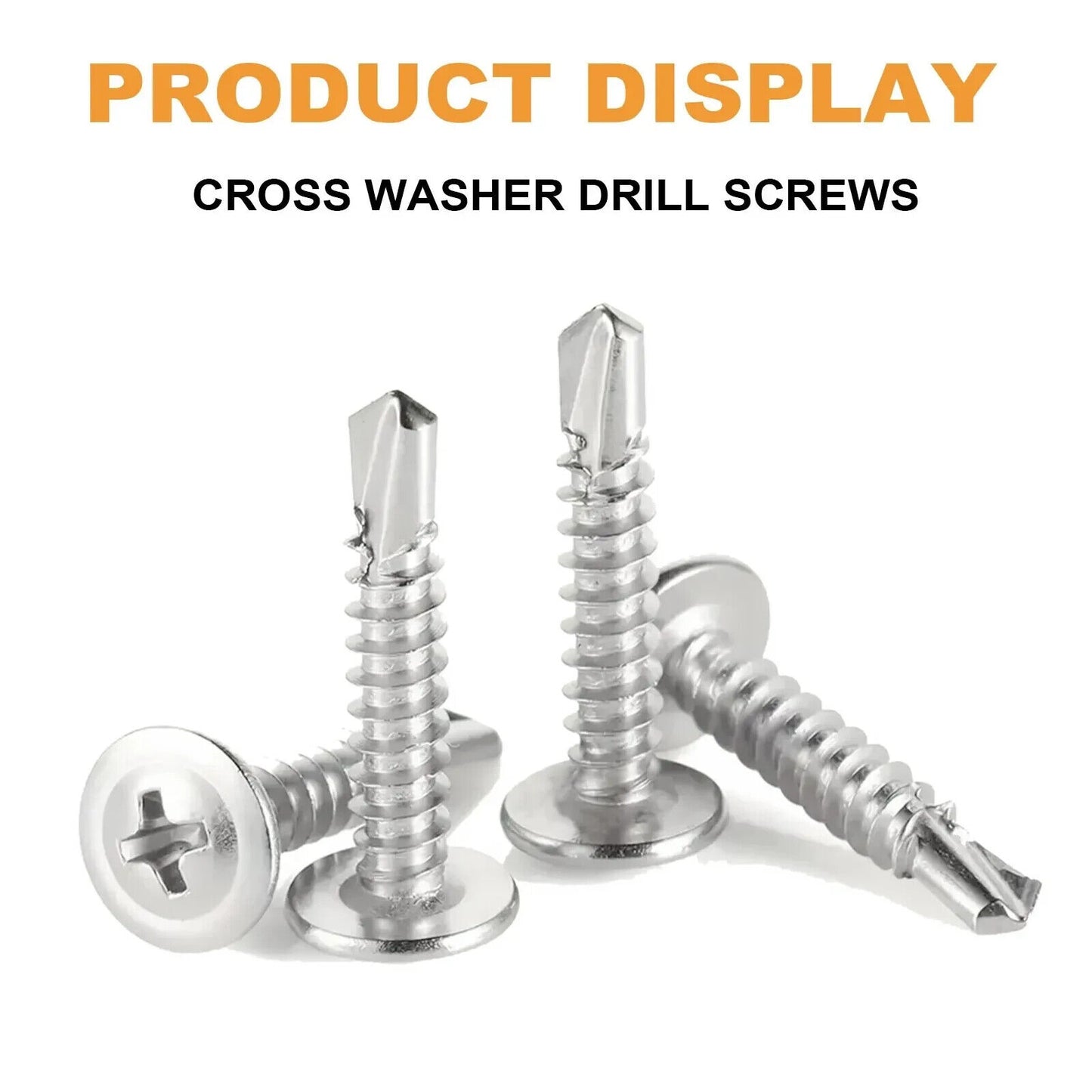 60 x STAINLESS STEEL TRUSS HEAD SELF TAPPING SCREWS