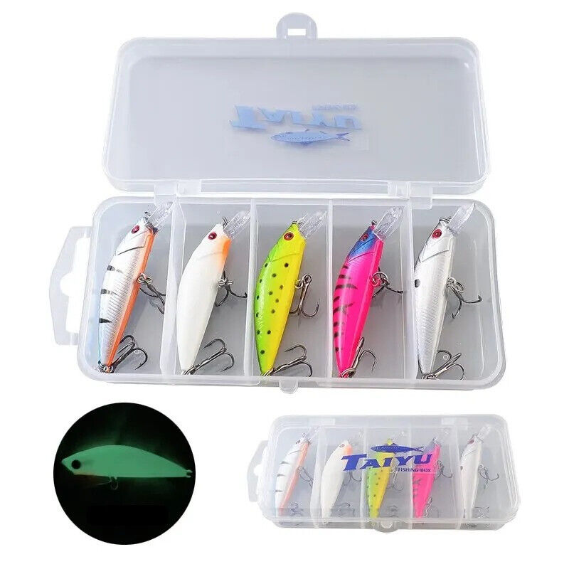 5 x FISHING LURES SET 5cm 6.3g MINNOW BAIT