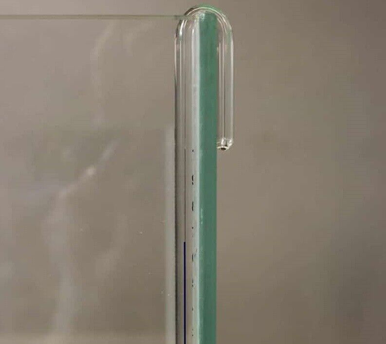 AQUARIUM HOOK GLASS THERMOMETER 6 & 12mm