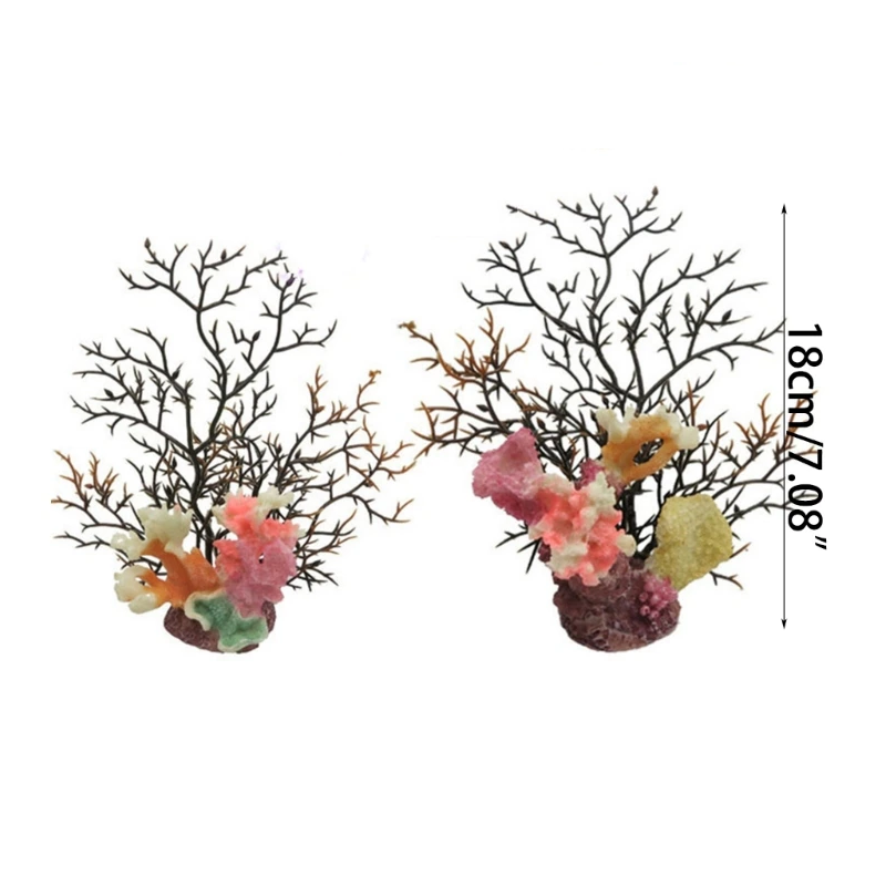 18cm ARTIFICIAL AQUARIUM CORAL FISH TANK ORNAMENT DECORATION