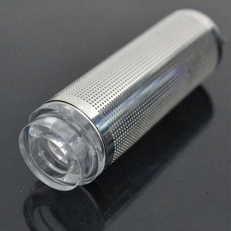 AQUARIUM INLET STRAINER STAINLESS STEEL & ACRYLIC FOR 12mm OR 16mm PIPE