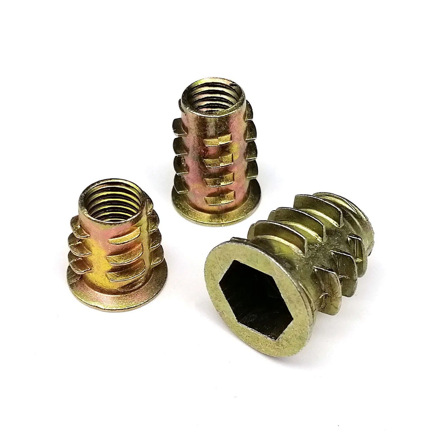 75 x THREADED INSERT NUTS SET M4 M5 M6 M8