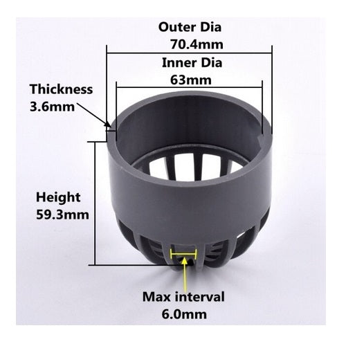 AQUARIUM PVC OUTFLOW 20 25 32 40 50 63 75 90 110mm