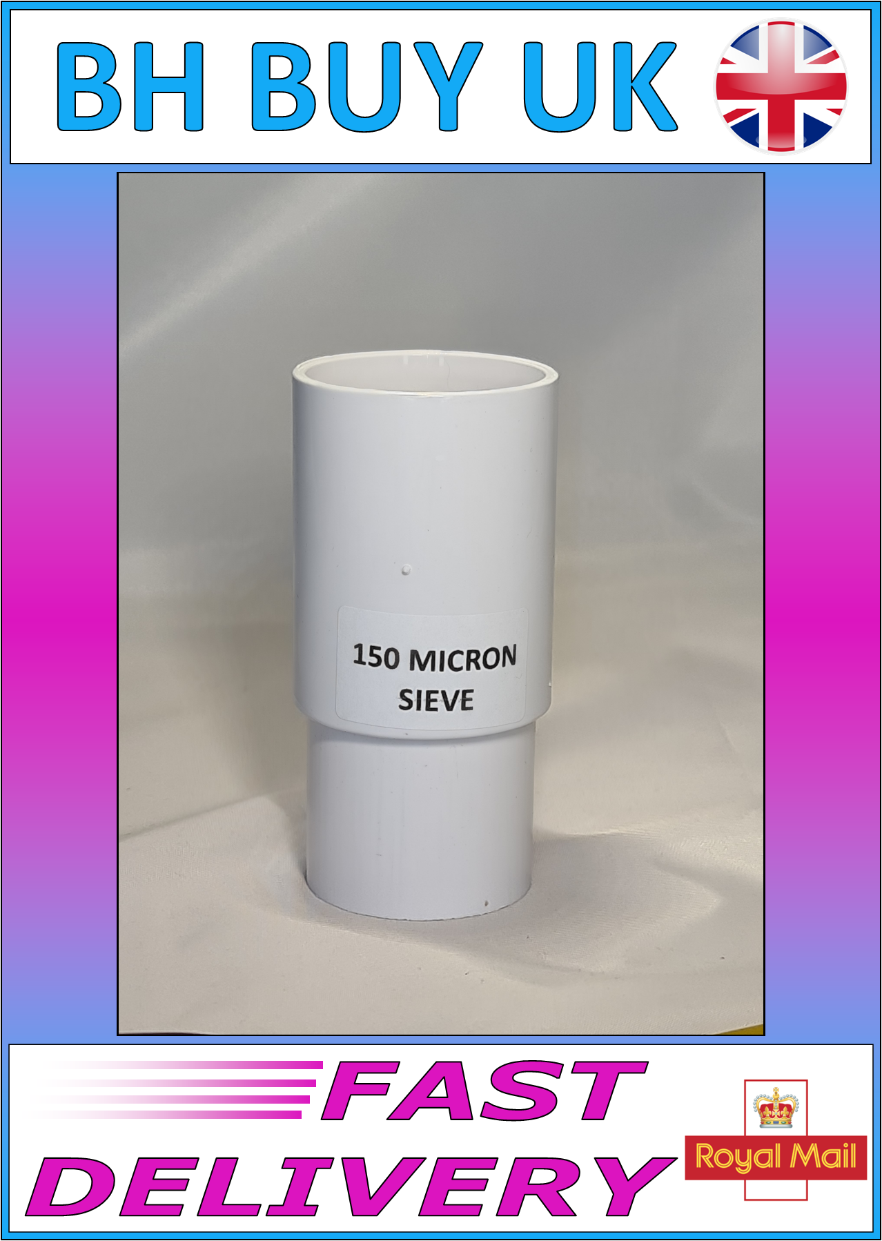 150 MICRON NYLON MESH STACKABLE SIEVE