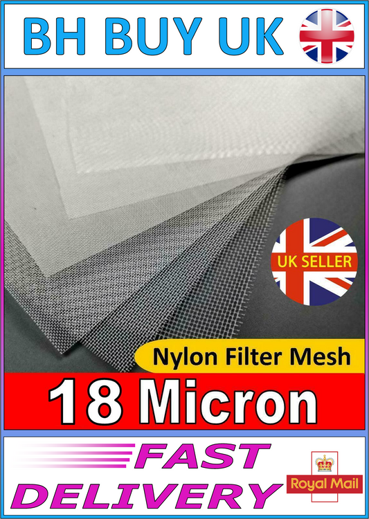 18 MICRON NYLON MESH 20cm x 20cm