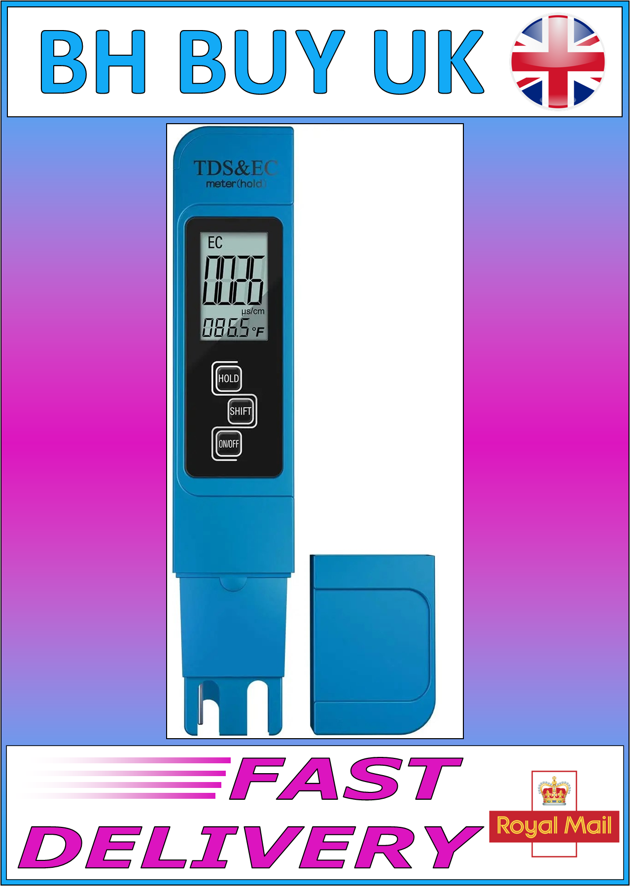 AQUARIUM HANDHELD TDS METER WITH CASE