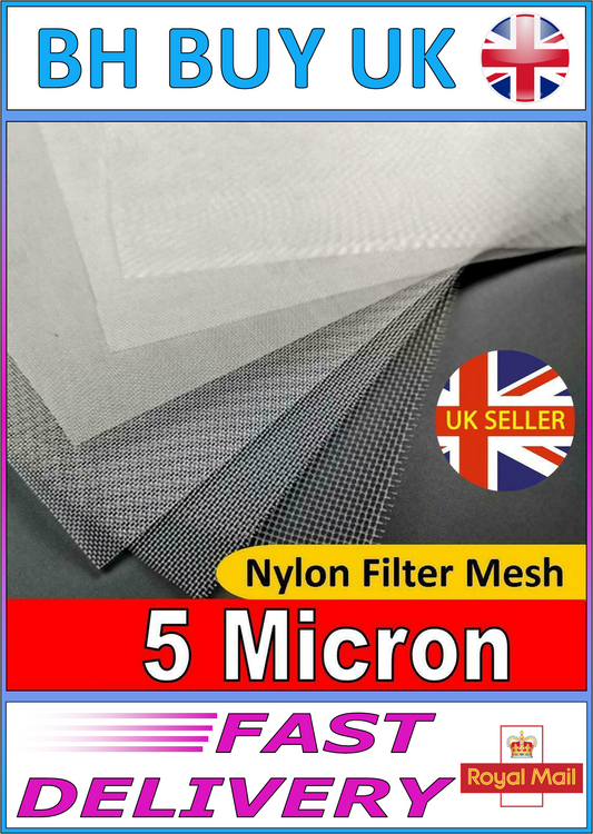 5 MICRON NYLON MESH 20cm x 20cm