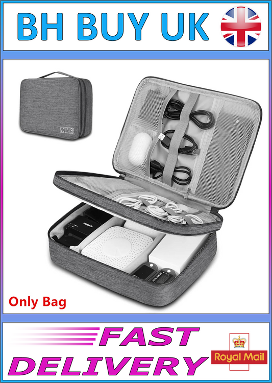 DEVICE & CABLE STORAGE SOFT CASE