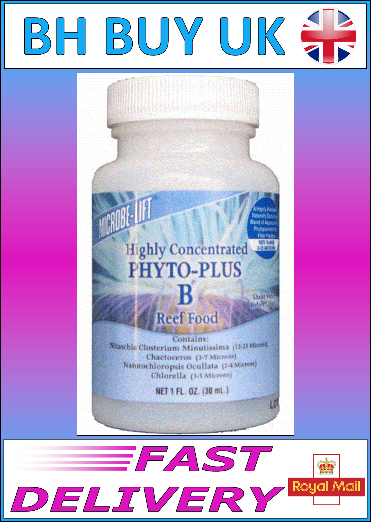 MICROBE LIFT PHYTO PLUS B, HIGHLY CONCENTRATED REEF FOOD