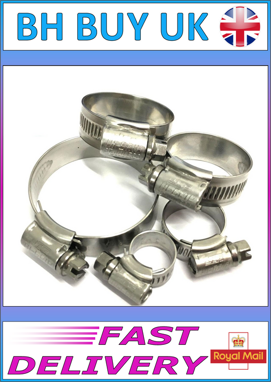 AQUARIUM / POND STAINLESS STEEL HOSE CLAMPS