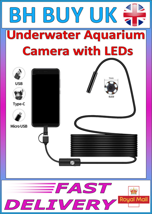 2m AQUARIUM UNDERWATER CAMERA FOR ANDROID & PC