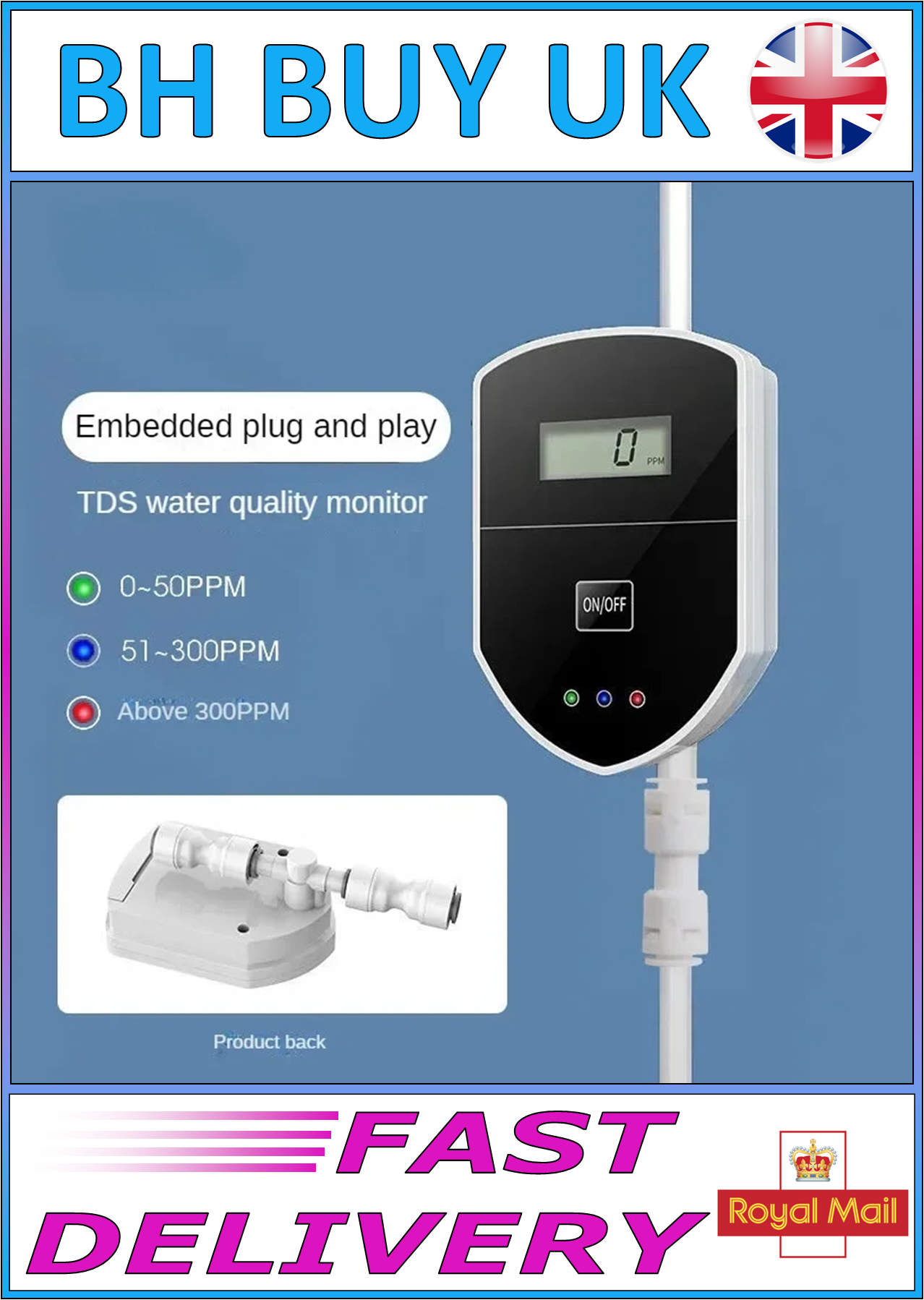 INLINE TDS METER, MARINE AQUARIUM