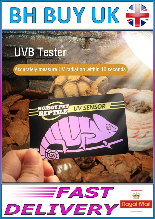 REPTILE UVB BULB TEST CARD