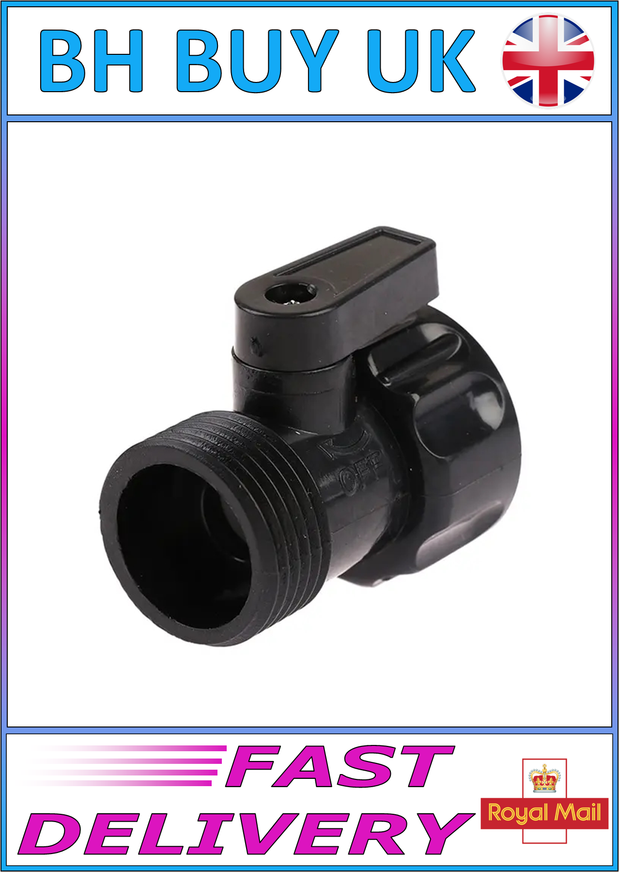 INLINE 3/4" BSP TAP, MALE - FEMALE