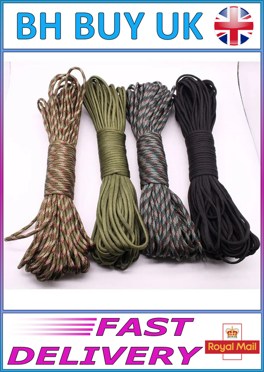 PARACORD 30M - MULTIPLE COLOURS