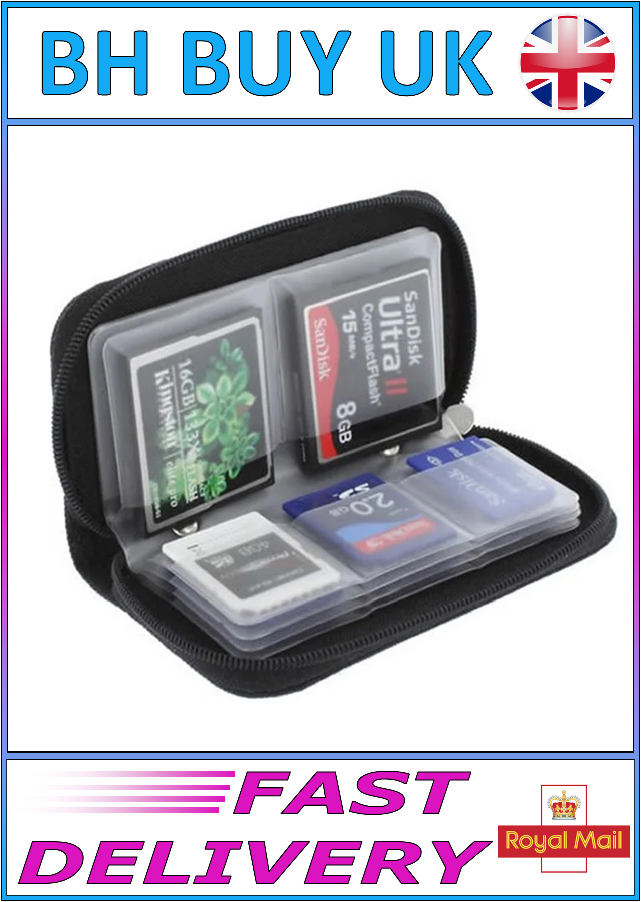 22 SLOT MEMORY / SIM CARD STORAGE CASE