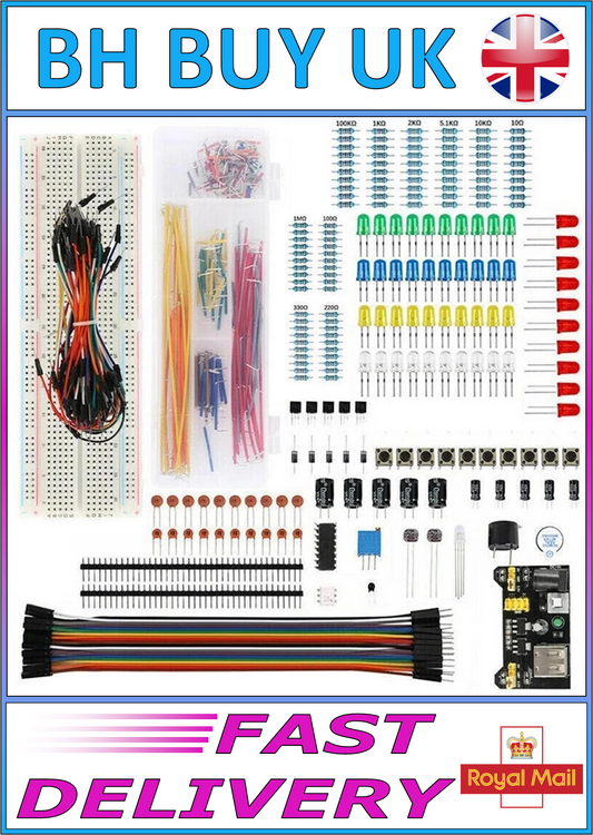 ELECTRONIC COMPONENT STARTER KIT, ARDUINO, 830