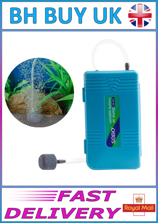 AQUARIUM BATTERY POWERED AIR PUMP