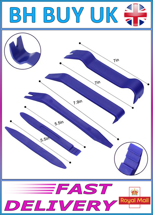 6 x CAR DASH PANEL DISMANTLE TOOL KIT