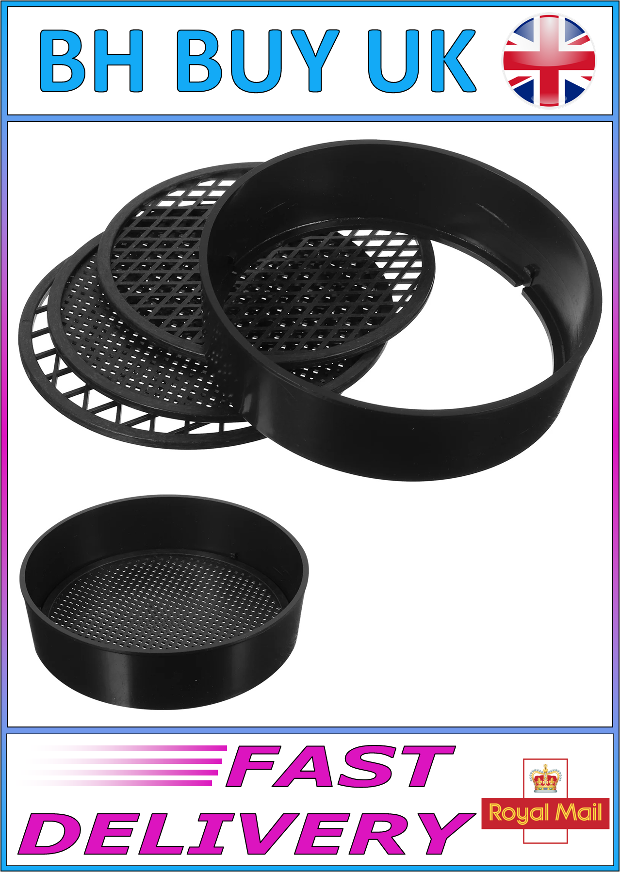 100mm INTERCHANGEABLE SIEVE SET