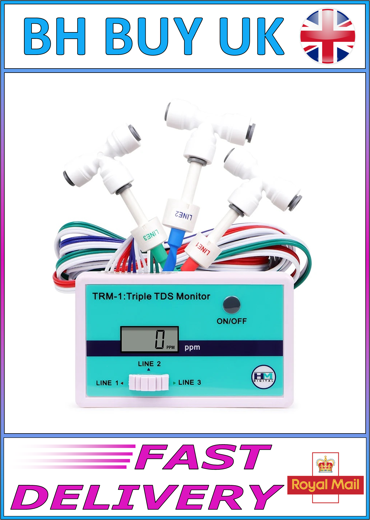 HM DIGITAL TRIPLE TDS METER