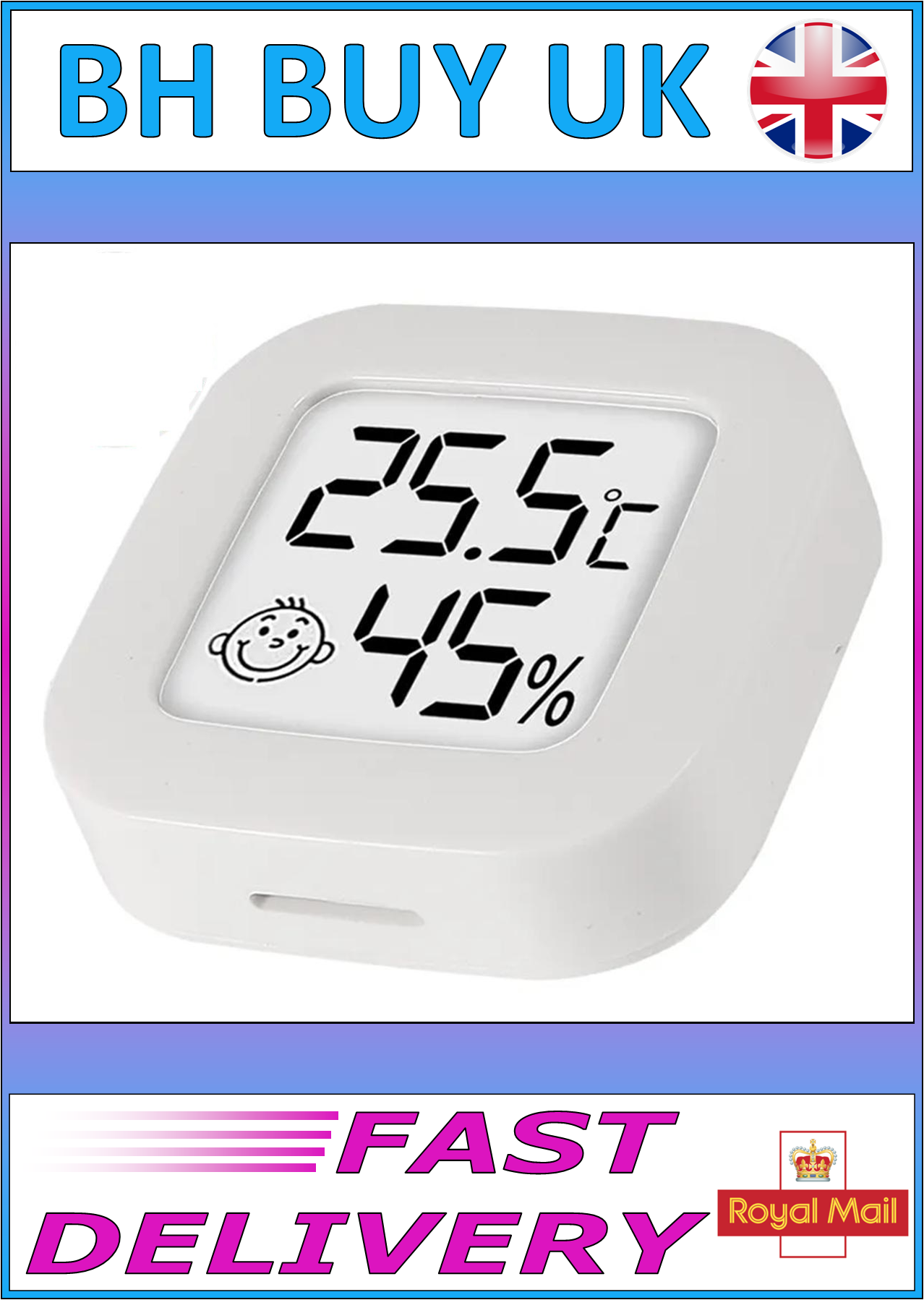 LCD DIGITAL THERMOMETER & HYGROMETER