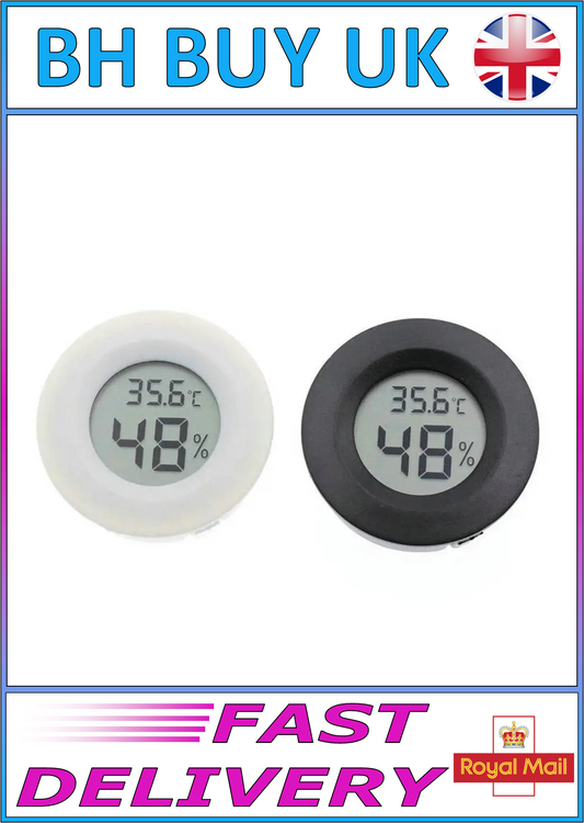 MINI REPTILE LCD DIGITAL THERMOMETER & HYGROMETER