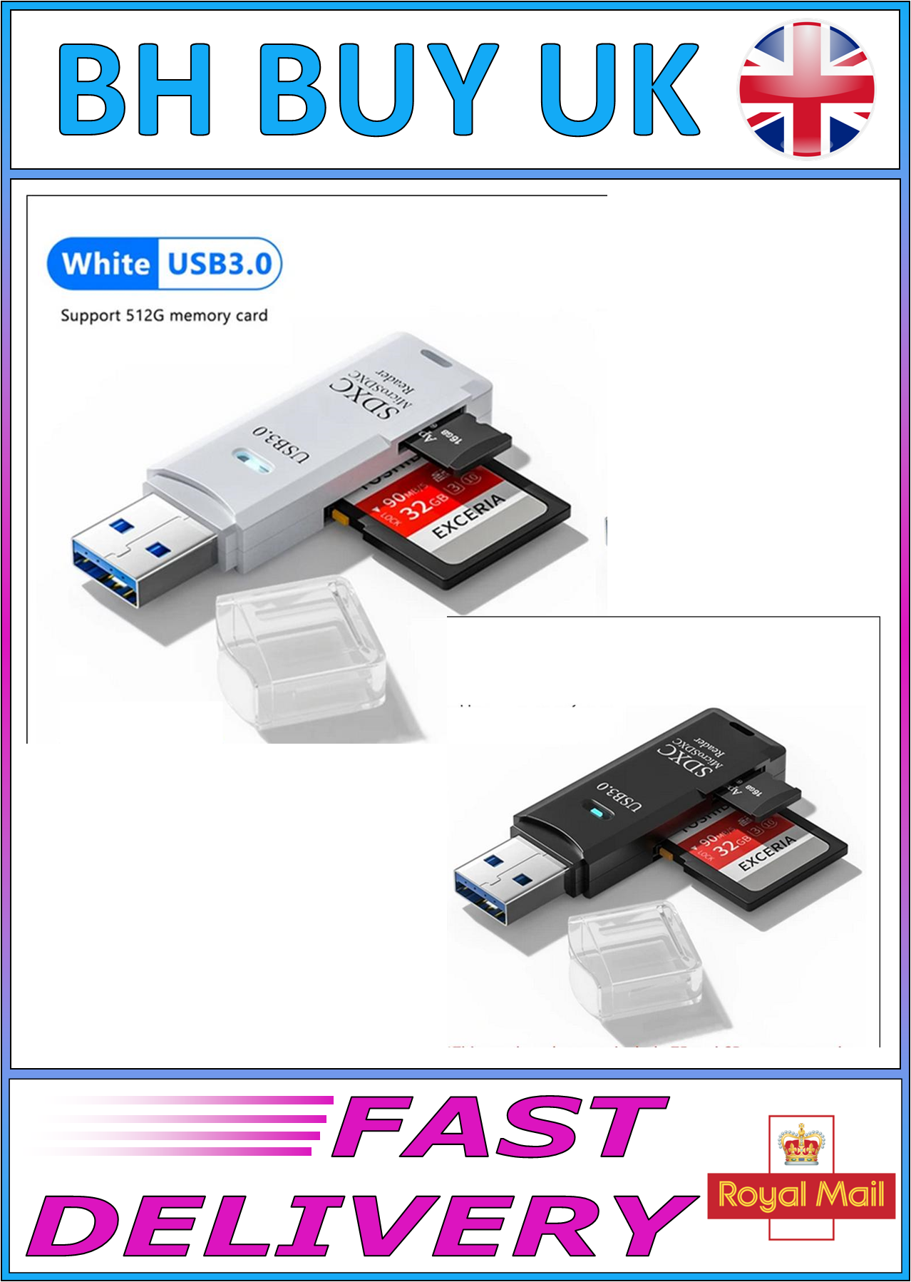 2 IN 1 MEMORY CARD READER