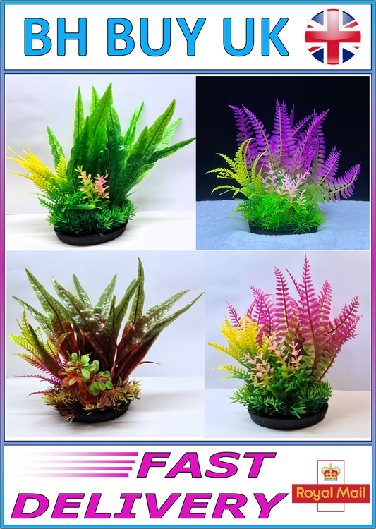 ARTIFICIAL AQUARIUM PLANT FISH TANK ORNAMENT DECORATION