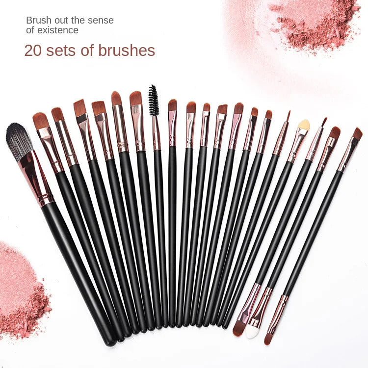 20 x EYE SHADOW / EYELINER MAKEUP BRUSH SET