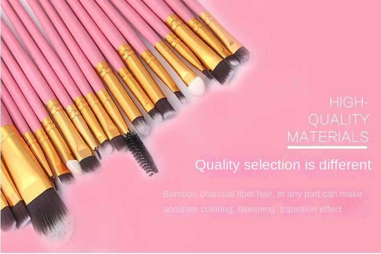 20 x EYE SHADOW / EYELINER MAKEUP BRUSH SET