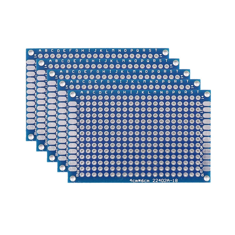 5 x PCB PROTOTYPE BOARDS (VARIOUS SIZES)