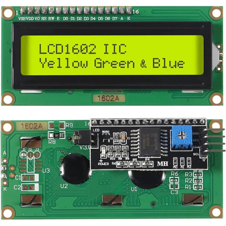 LCD1602 LCD MODULE GREEN & BLUE SCREEN