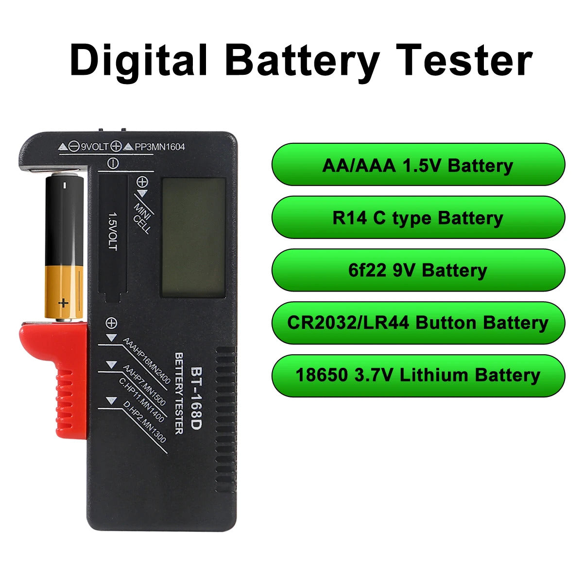 DIGITAL BATTERY VOLT TESTER