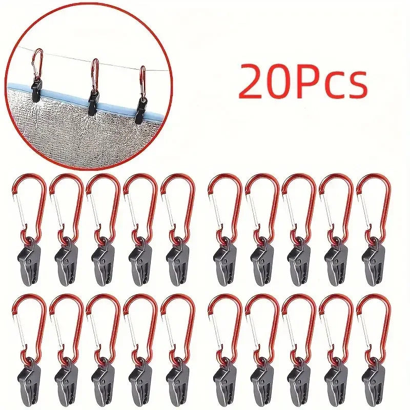 20 x METAL TARP CLIPS