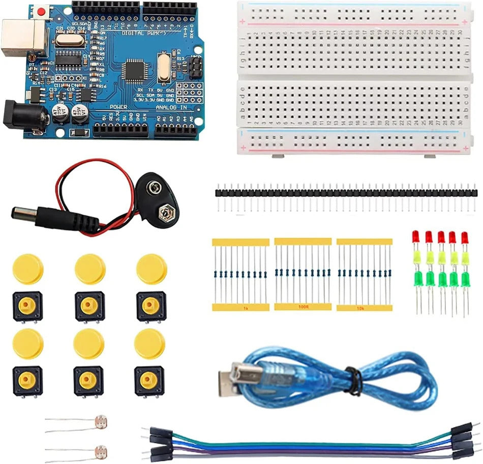 DIY STARTER KIT FOR UNO R3 ARDUINO 12 IN 1