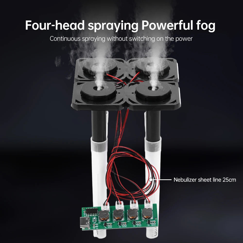 FOUR SPRAY HUMIDIFIER MODULE DC5V UNSWITCHED