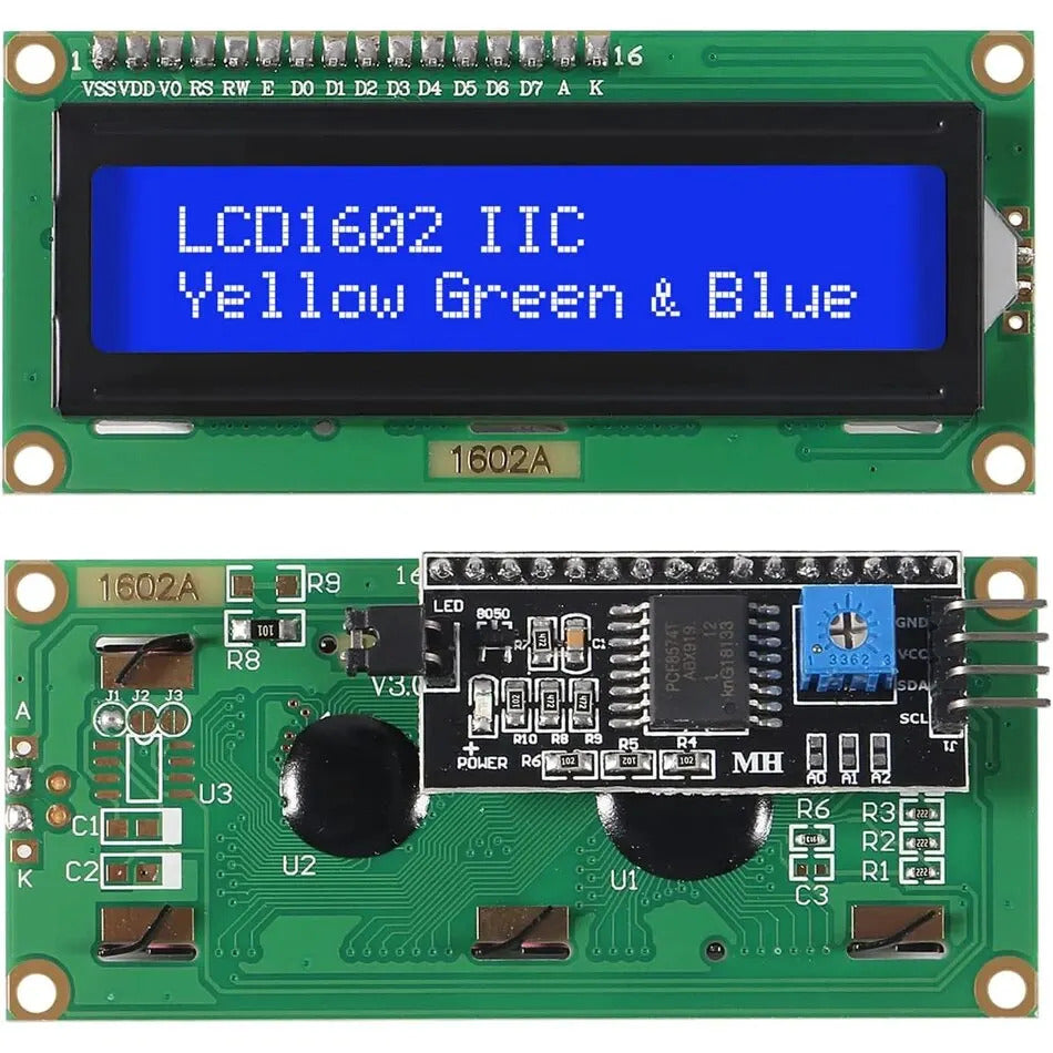 LCD1602 LCD MODULE GREEN & BLUE SCREEN