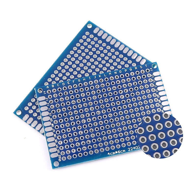 5 x PCB PROTOTYPE BOARDS (VARIOUS SIZES)