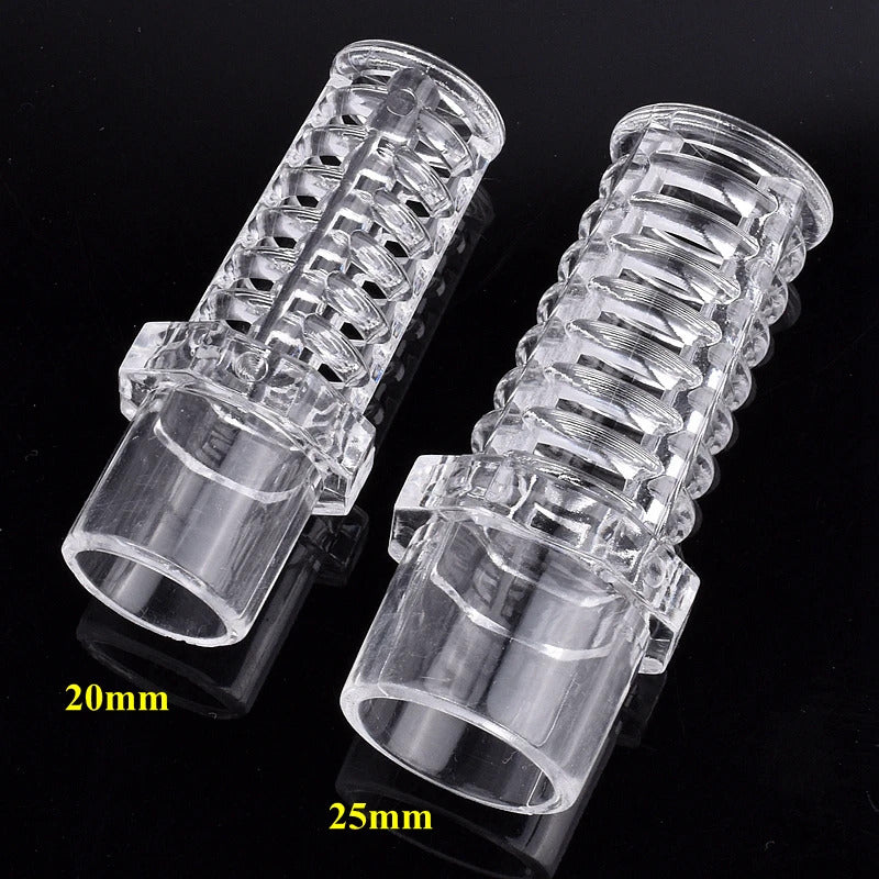 AQUARIUM ACRYLIC STRAINER OUTFLOW PIPE 20mm 25mm