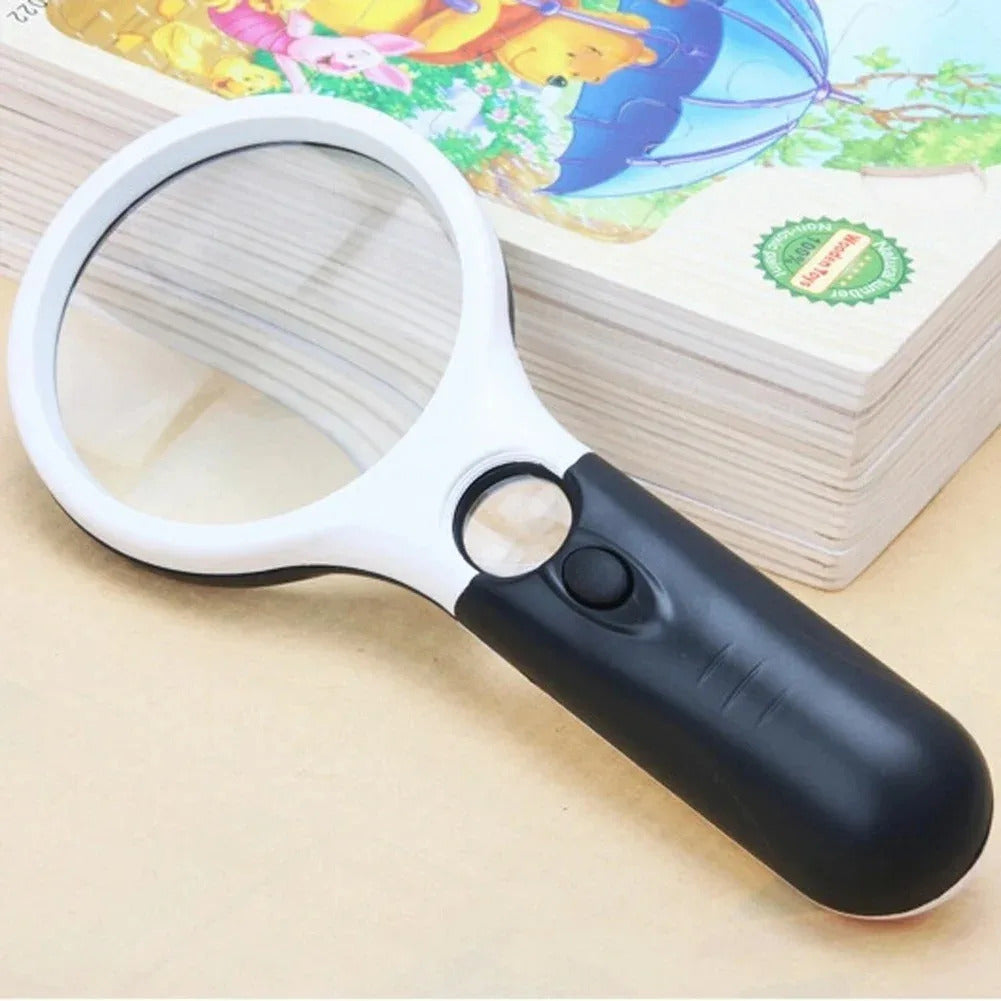 45x MAGNIFYING GLASS WITH LED LIGHT