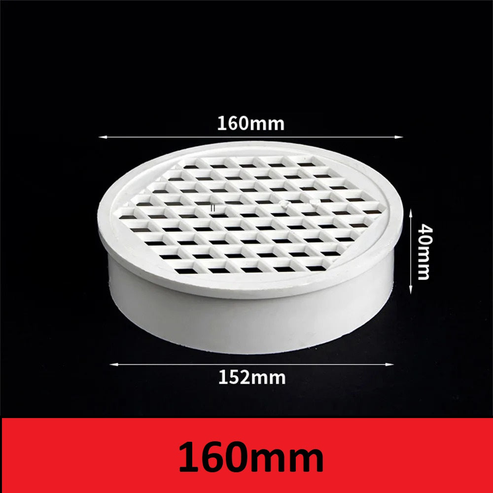 POND / AQUARIUM PIPE END DRAINS WITH GRID 50, 75, 110, 160mm