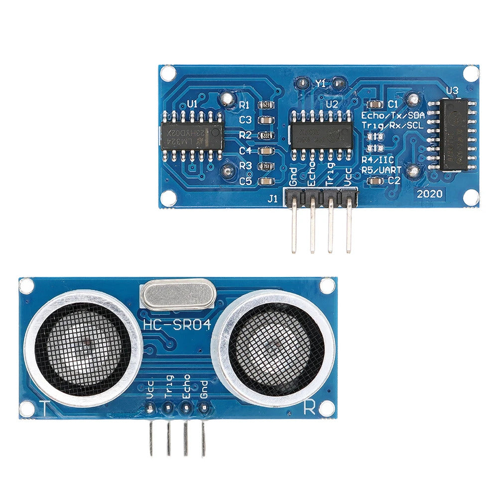 2 x ULTRASONIC MODULE HC-SR04 DISTANCE MEASURING TRANSDUCER ARDUNIO