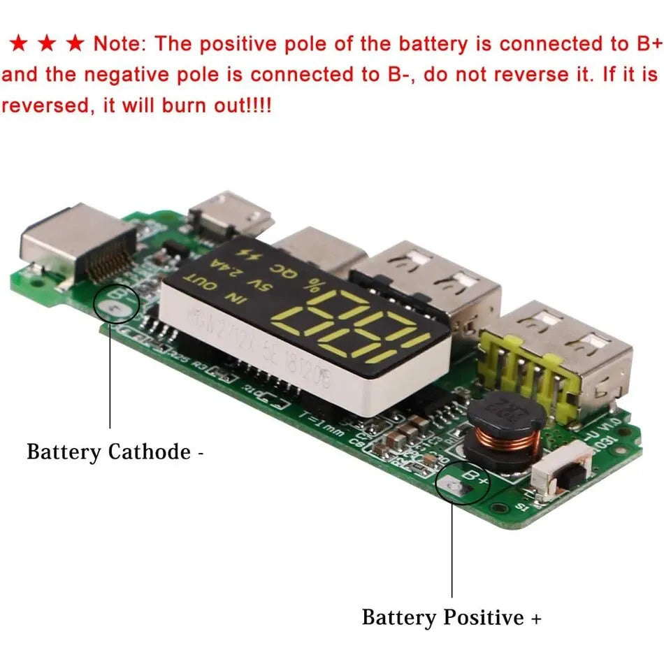 LITHIUM BATTERY CHARGER DIY 5V 2.4A