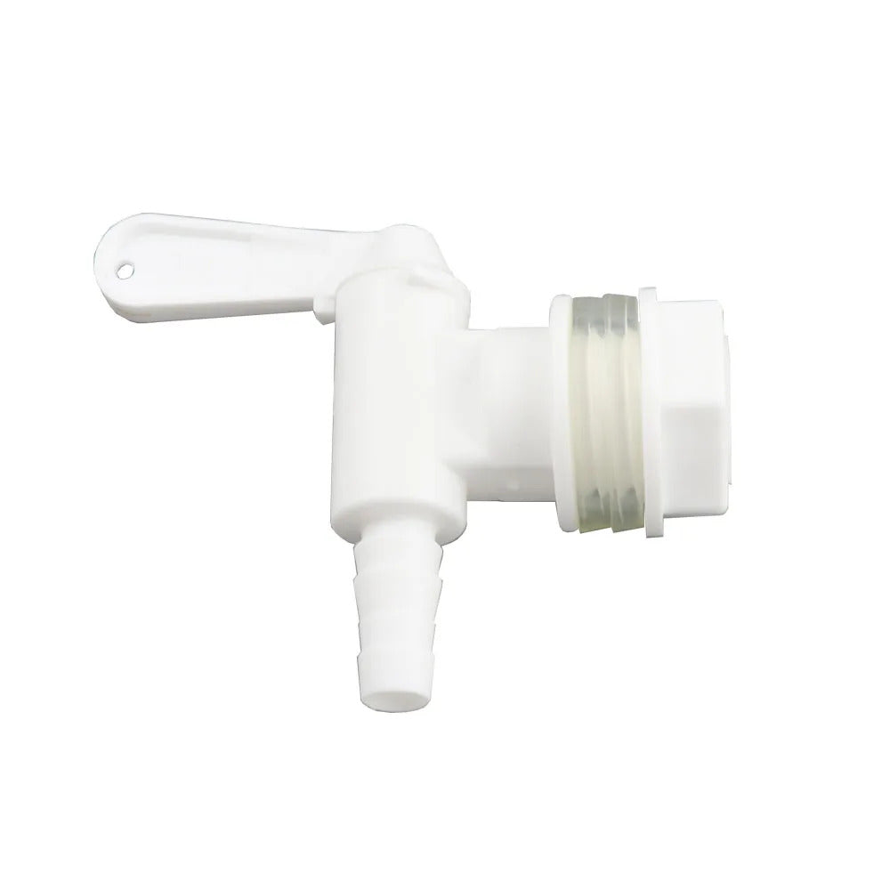 3 x WHITE PLASTIC BREWING BUCKET TAP